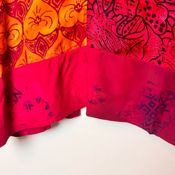 Wild Thing Wild Woman Pink Combo Kimono One Size B099 - Picture 11 of 12